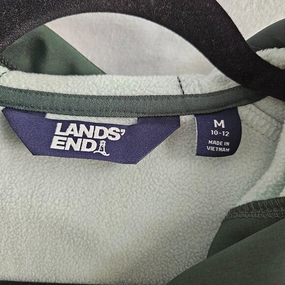 Land's End Womens Stretch Soft Shell Jacket Green Size M - Picture 7 of 10